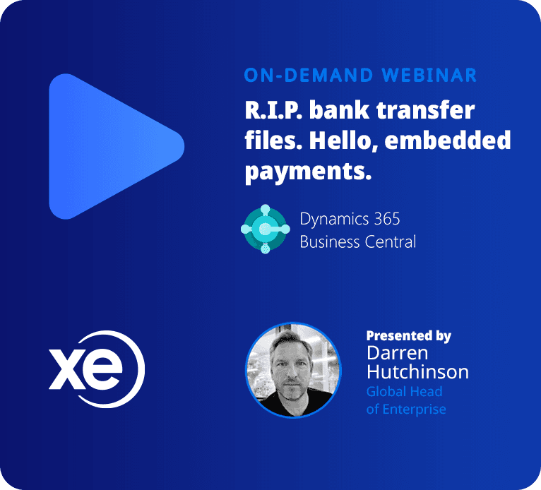 R.I.P. bank transfer files. Hello, embedded payments.